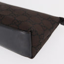 GUCCI GG Canvas Pouch Brown Auth ep12370-9