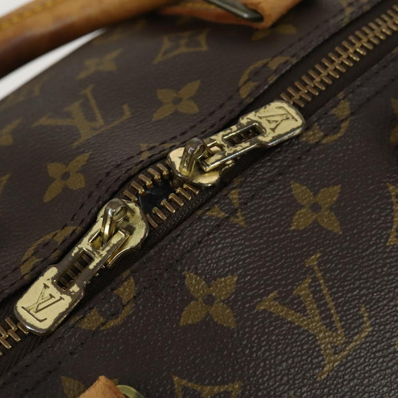 LOUIS VUITTON Monogram Keepall 55 Boston Bag M41424 LV Auth ep12372