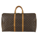LOUIS VUITTON Monogram Keepall 55 Boston Bag M41424 LV Auth ep12372-13