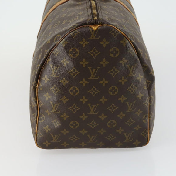 LOUIS VUITTON Monogram Keepall 55 Boston Bag M41424 LV Auth ep12372