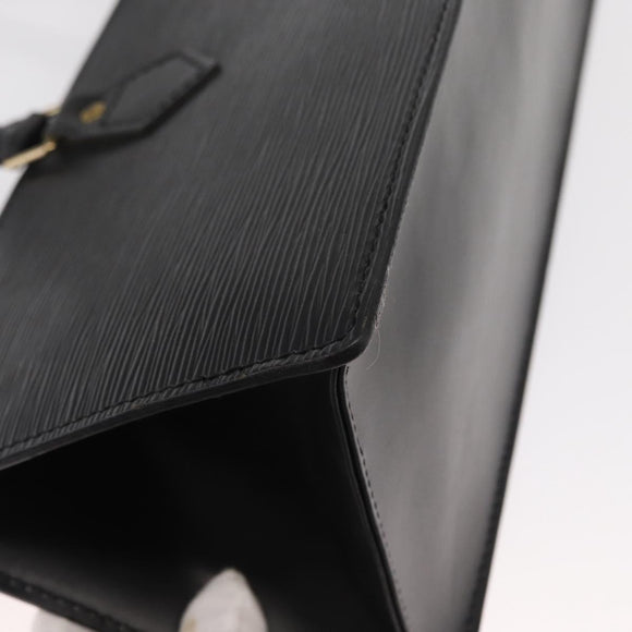 LOUIS VUITTON Epi Sac Triangle Hand Bag Black M52092 LV Auth ep12373