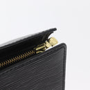 LOUIS VUITTON Epi Sac Triangle Hand Bag Black M52092 LV Auth ep12373-9