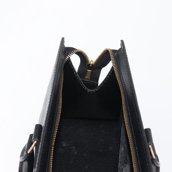 LOUIS VUITTON Epi Sac Triangle Hand Bag Black M52092 LV Auth ep12373