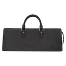 LOUIS VUITTON Epi Sac Triangle Hand Bag Black M52092 LV Auth ep12373-13