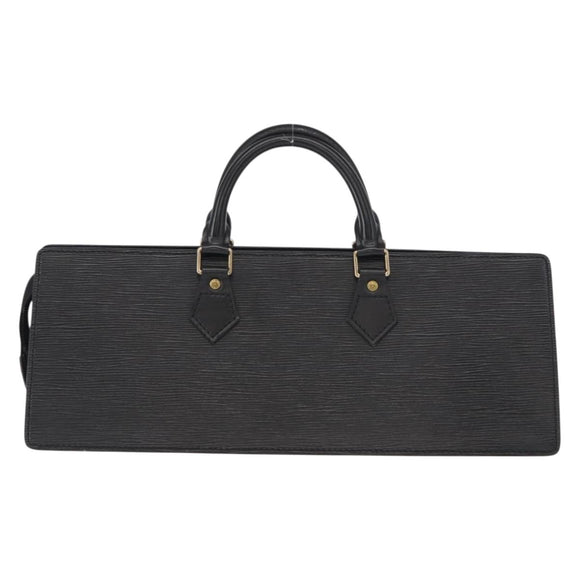 LOUIS VUITTON Epi Sac Triangle Hand Bag Black M52092 LV Auth ep12373