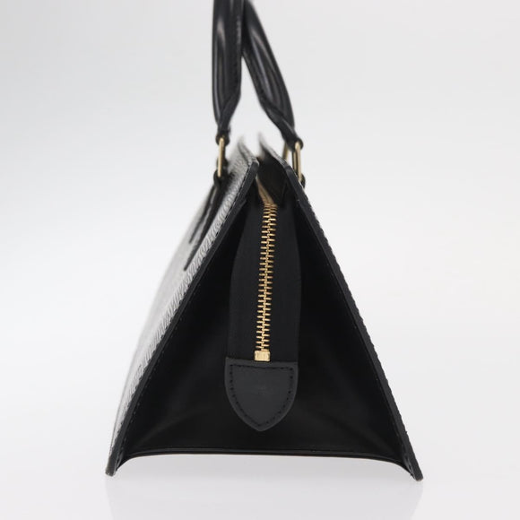 LOUIS VUITTON Epi Sac Triangle Hand Bag Black M52092 LV Auth ep12373
