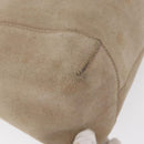 GUCCI Hand Bag Suede Beige 101333 Auth ep12374-15