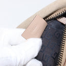GUCCI Hand Bag Suede Beige 101333 Auth ep12374-12