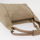 GUCCI Hand Bag Suede Beige 101333 Auth ep12374-6