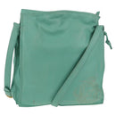 LOEWE Anagram Shoulder Bag Leather Peppermint Auth ep12375-1