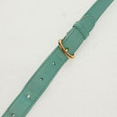 LOEWE Anagram Shoulder Bag Leather Peppermint Auth ep12375-10