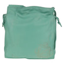 LOEWE Anagram Shoulder Bag Leather Peppermint Auth ep12375-13