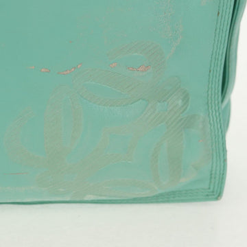 LOEWE Anagram Shoulder Bag Leather Peppermint Auth ep12375 - 0