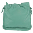 LOEWE Anagram Shoulder Bag Leather Peppermint Auth ep12375-4