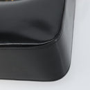 CELINE Schultertasche Emaille Schwarz Gold Original ep12376-9