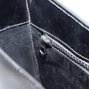 CELINE Shoulder Bag Enamel Black Gold Auth ep12376-19