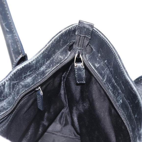 GUCCI GG Canvas Tote Bag Navy 002 1119 1705 Auth ep12380