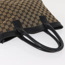 GUCCI GG Canvas Tote Bag Navy 002 1119 1705 Auth ep12380-6