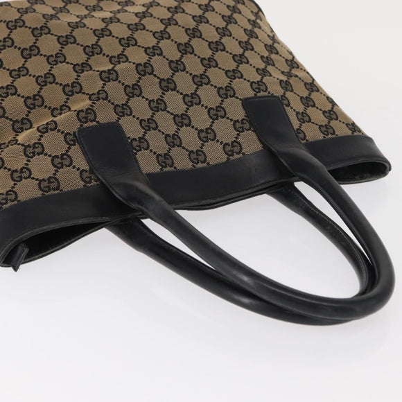 GUCCI GG Canvas Tote Bag Navy 002 1119 1705 Auth ep12380