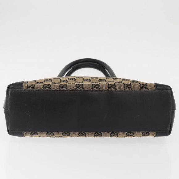 GUCCI GG Canvas Tote Bag Navy 002 1119 1705 Auth ep12380