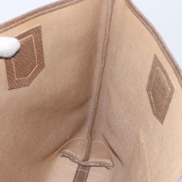 GUCCI GG Supreme Web Sherry Line Tote Bag PVC Beige Red Auth ep12381