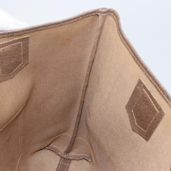 GUCCI GG Supreme Web Sherry Line Tote Bag PVC Beige Red Auth ep12381