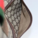 GUCCI GG Supreme Web Sherry Line Tote Bag PVC Beige Red Auth ep12381-12