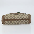 GUCCI GG Supreme Web Sherry Line Tote Bag PVC Beige Red Auth ep12381-5