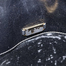 LOEWE Anagram Shoulder Bag Leather Black Gold Auth ep12382-10