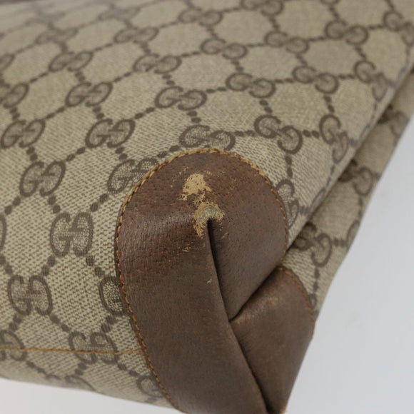 GUCCI GG Supreme Web Sherry Line Bag PVC Beige Red 002 983 0054 Auth ep12384