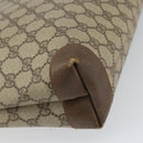 GUCCI GG Supreme Web Sherry Line Bag PVC Beige Red 002 983 0054 Auth ep12384-17