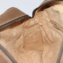 GUCCI GG Supreme Web Sherry Line Bag PVC Beige Gold 56 02 088 Auth ep12386-20