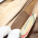 GUCCI GG Supreme Web Sherry Line Bag PVC Beige Gold 56 02 088 Auth ep12386-12