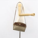 GUCCI GG Supreme Web Sherry Line Bag PVC Beige Gold 56 02 088 Auth ep12386-24