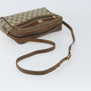 GUCCI GG Supreme Web Sherry Line Bag PVC Beige Gold 56 02 088 Auth ep12386-7