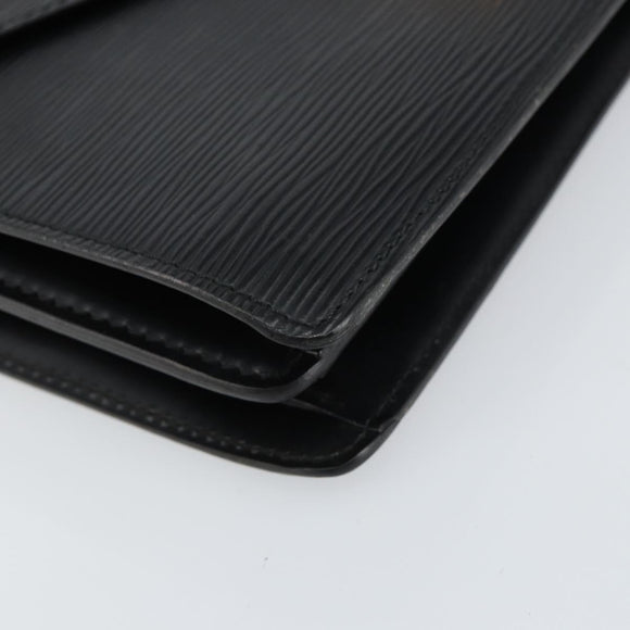 LOUIS VUITTON Epi Concorde Hand Bag Black M52132 LV Auth ep12387