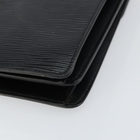 LOUIS VUITTON Epi Concorde Hand Bag Black M52132 LV Auth ep12387