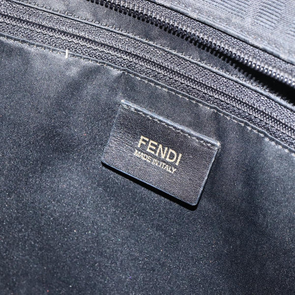FENDI Zucca Canvas Tote Bag Black Auth ep12388