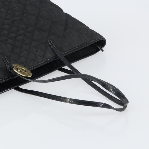 FENDI Zucca Canvas Tote Bag Black Auth ep12388