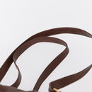 GUCCI Bamboo Backpack Leather Brown Gold 003 3444 0030 Auth ep12390-12