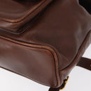 GUCCI Bamboo Backpack Leather Brown Gold 003 3444 0030 Auth ep12390-15