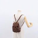 GUCCI Bamboo Backpack Leather Brown Gold 003 3444 0030 Auth ep12390-27