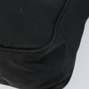 PRADA Shoulder Bag Nylon Silver Black Auth ep12391-9