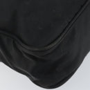 PRADA Shoulder Bag Nylon Silver Black Auth ep12391-14