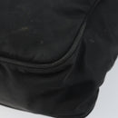 PRADA Shoulder Bag Nylon Silver Black Auth ep12391-15