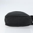 PRADA Shoulder Bag Nylon Silver Black Auth ep12391-5