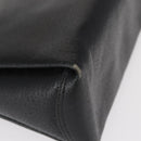 GUCCI Shoulder Bag Leather Black Gold Auth ep12393-9