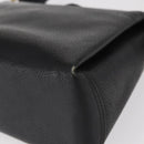 GUCCI Shoulder Bag Leather Black Gold Auth ep12393-14