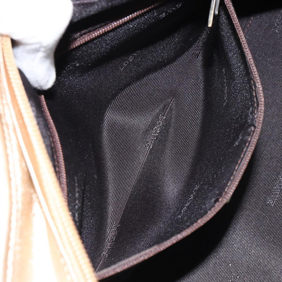 LOEWE Anagram Americana 28 Hand Bag Leather Gold Tone Auth ep12399