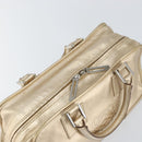LOEWE Anagram Americana 28 Hand Bag Leather Gold Tone Auth ep12399-6